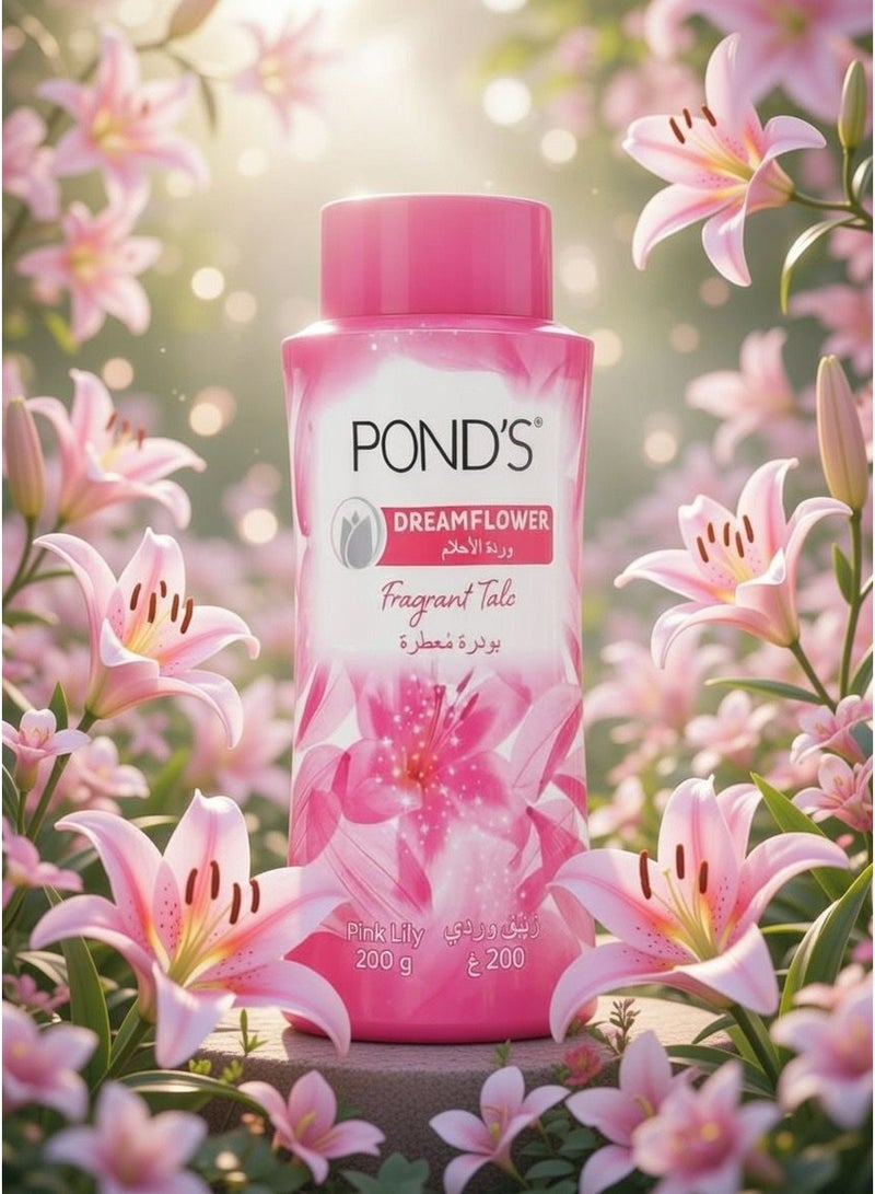 بوندس قطعتين من وردة الأحلام بودرة معطرة زنبق وردي 200 جم - Image 4